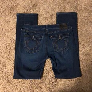 True Religion Cora MidRise Straight - Size 30